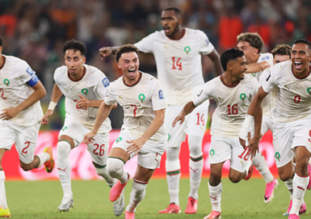 team morocco in action