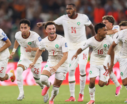 team morocco in action