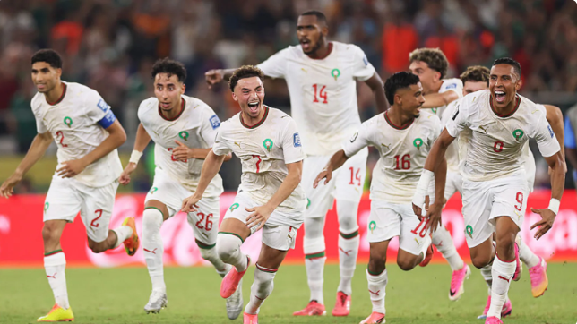 team morocco in action